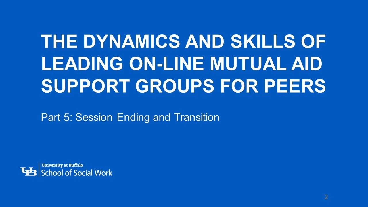 Part 5: Session Ending and Transition: Evaluation of the Session, Peer Leadership, Understanding the Group-as-a-Whole and the Role of the &ldquo;Deviant Member&rdquo;