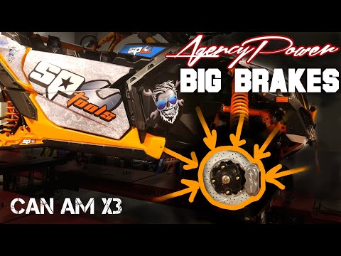 BIG BRAKE KIT INSTALL FROM AGENCY POWER - CAN AM X3