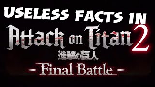 DLC Characters only do one Idle Animation | Useless facts in AoT2FB