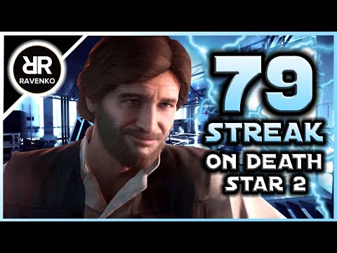 79 Han Solo Killstreak on Death Star 2 (Star Wars Battlefront 2 - Galactic Assault)