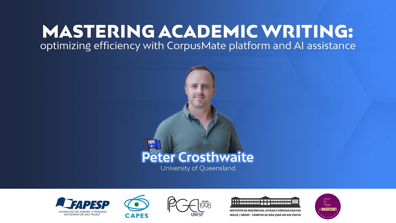 [LIVE] Mastering Academic Writing: optimizing efficiency with CorpusMate platform and AI assistance