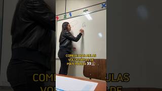 Rotina de uma prof dando aulas voluntárias de matemática 👩‍🏫 #professora #rotina #aula #matemática