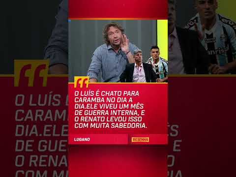 Olha o que o Lugano falou sobre o Suárez no Grêmio #shorts