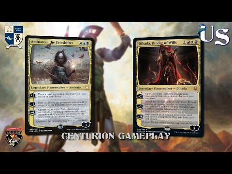 Aminatou, the Fateshifter vs Dihada, Binder of Wills – Centurion #mtg #edh #centurion #gameplay