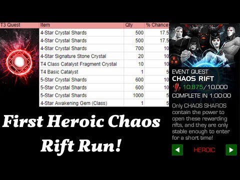First Heroic Chaos Rift Run! - Marvel Contest of Champions