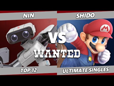 WANTED S5 C2 Top 12 - Shido (Mario) Vs. Nin' (ROB) SSBU Ultimate Tournament