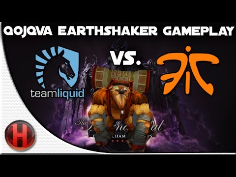 Dota 2 - #TI4 qojqva Earthshaker Carry Gameplay vs. Fnatic