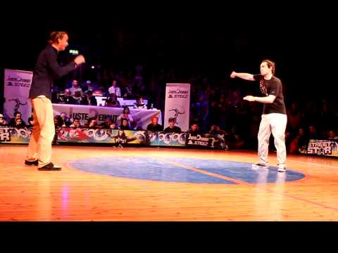 Streetstar 2012 Semi Final Popping  Baby Bang & Spazm vs Changman & Stew