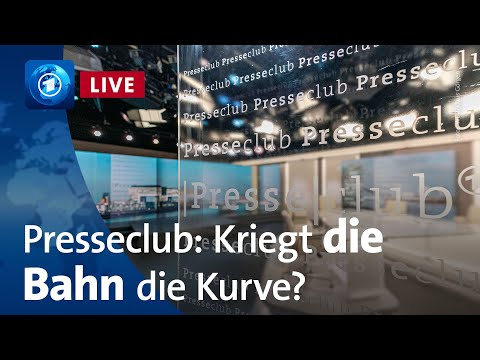 Presseclub: Zu alt, zu voll, zu spät: Kriegt die Deutsche Bahn die Kurve?