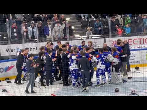 EVZ vs LUGANO 2:1 SCHWEIZER MEISTER U20 ELIT (victory ceremony) 2022