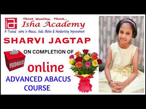 Sharvi Jagtap Testimonial