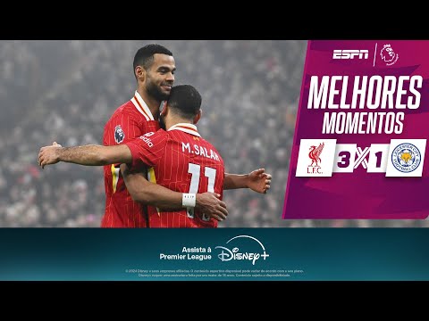 Gols e lances de Liverpool x Leicester City
