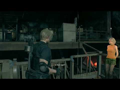 Ashley said to Leon, You are no fun. Resident Evil 4 Remake