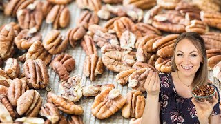 Toasted Pecans are Great for Snacking and Baking