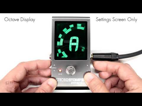 StroboStomp HD Video Instruction Manual - 16 - Octave Display
