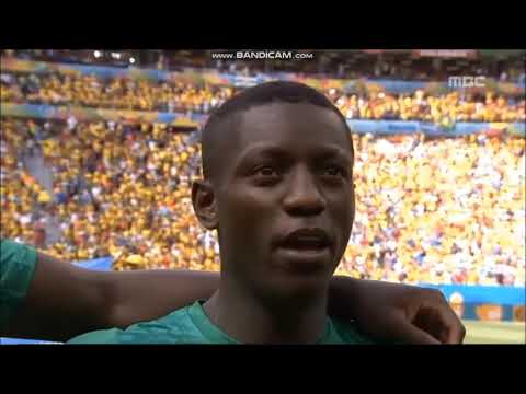 Anthem of Cote d'Ivoire vs Colombia (FIFA World Cup 2014)