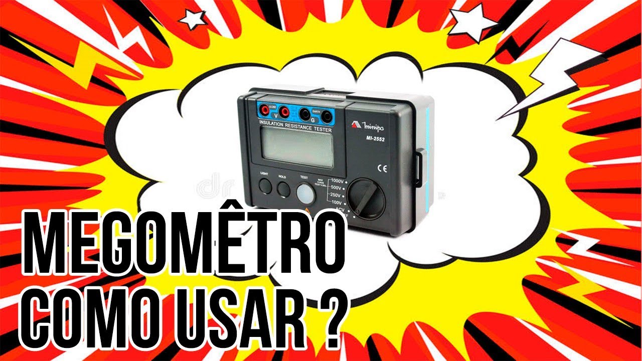 Como Usar o Megômetro CORRETAMENTE para medir Resistência de Isolação?