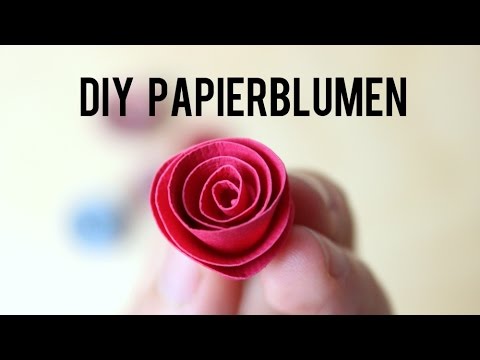 DIY: Papierblumen ganz einfach selbst basteln | Anleitung