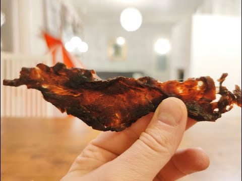 Beef jerky with dehydrator