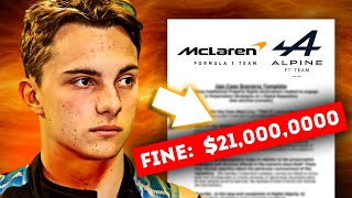 Ricciardo Drops A BOMBSHELL On Mclaren! Alpine's NEW Lawsuit..
