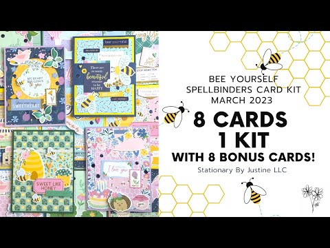 Transform Your Cards with this Bee-utiful Card Kit | Spellbinders Card Kit Bee Yourself | March 2023