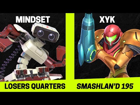 SmashLAN'd 195 Losers Quarters - Mindset (R.O.B.) vs XYK (Samus) - SSBU Tournament