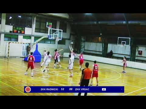 2ZLS 18. kolo / KKŽ Radnički - ŽKK Vršac