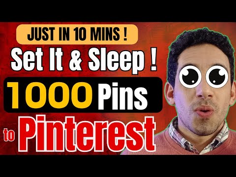 Publish and Schedule 1,000 Pinterest Pins Using this AI Automation FOR FREE
