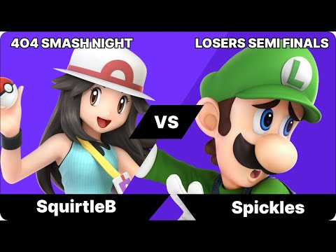 4o4 Smash Night -  SquirtleB(Pokemon Trainer) vs Spickles(Luigi)