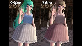 [PMX] How to change clothes and hair texture using Photoshop/SAI