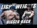 LIGHT WEIGHTS PERO EFFECTIVE BACK WORKOUT | KEN HANAOKA