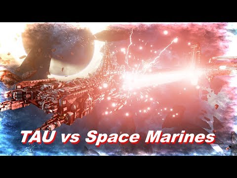 TAU vs Space Marines! Rank 38, Heroic Difficulty, 1500 Points - Battlefleet Gothic Armada
