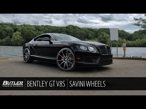 Bentley GT V8S | Savini BM12 Wheels| Butler Tire