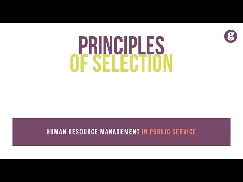 Human Resource Management in Public Service