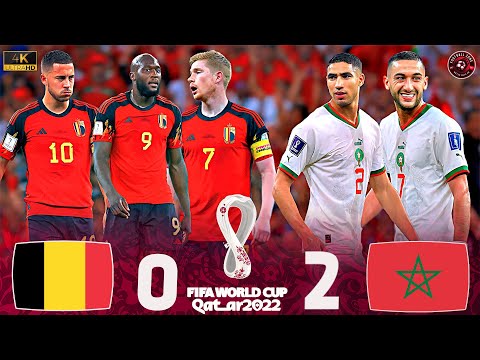 An Unforgettable History 🦁🔥 Morocco 2-0 Belgium | FIFA World Cup Qatar 2022 🏆⚽