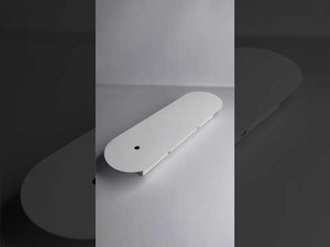 Стельове кріплення під блок живлення біле 370 мм з отвором 10 мм