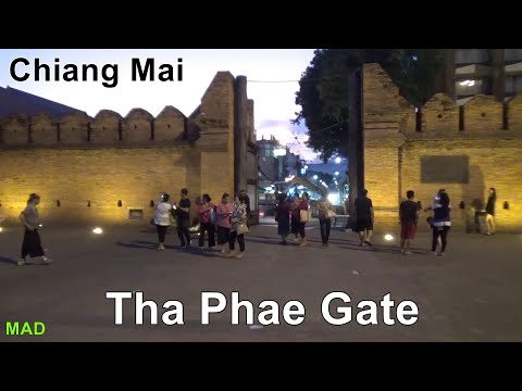 Portão Tha Phae, Cidade Velha de Chiang Mai, O Portão Incrível na antiga muralha da Cidade Velha de Chiang Mai.