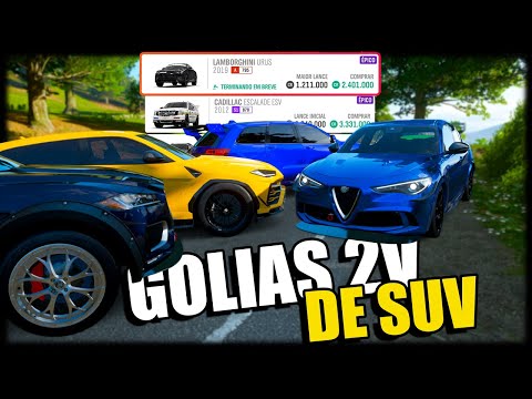 GOLIAS 2V com CARROS SUV de LEILÃO - Forza Horizon 4 Online