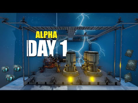 Naked To Building Alpha Spot In ARK (Day 1)
