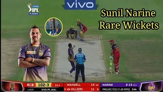 Sunil Narine Top 6 Rare Wickets in Cricket history