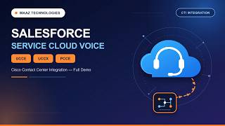 Salesforce Service Cloud Voice + Cisco UCCE/UCCX/PCCE Integration (Full Demo)