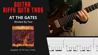 At The Gates - Blinded By Fear - Guitar riffs with tabs / cover / lesson