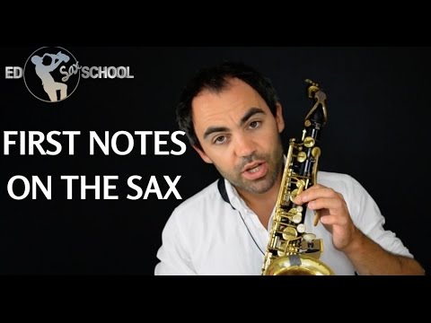 Saxophone Lessons for Beginners - Blowing Your First 3 Notes