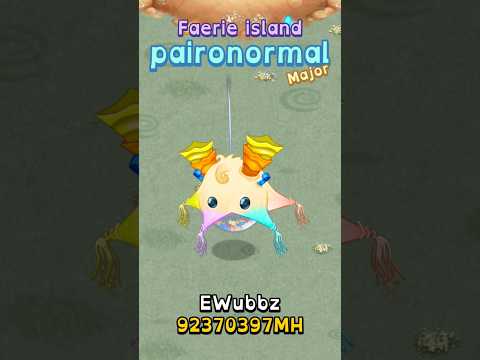 Faerie Island Paironormal #mysingingmonsters #msm #shorts