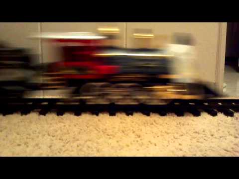 Elmo creamed by train.