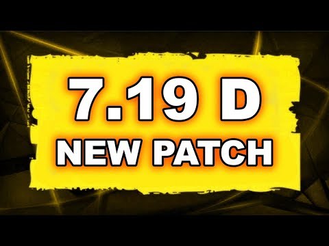 Dota 2 NEW 7.19D PATCH - Main Changes!