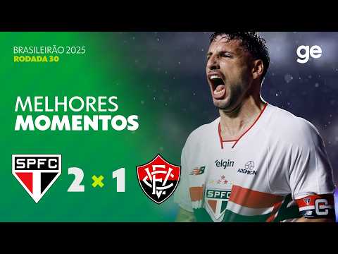 Gols e melhores lances de São Paulo x Vitória