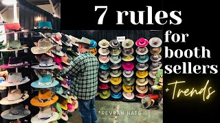 7 RULES FOR BOOTH SELLERS: Holiday Market, Craft Show, Art Fair
