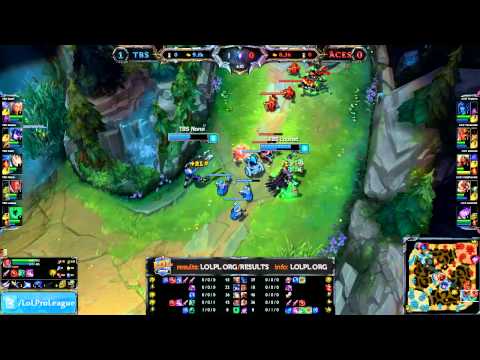 LPL S2: Thunderbot Sparta - Aces High, Game 1 [ENG]