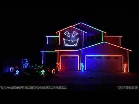 Halloween Light Show 2014 - Rude (Magic)